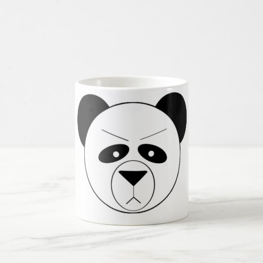 Mürrischer Panda Kaffeetasse (Mittel)