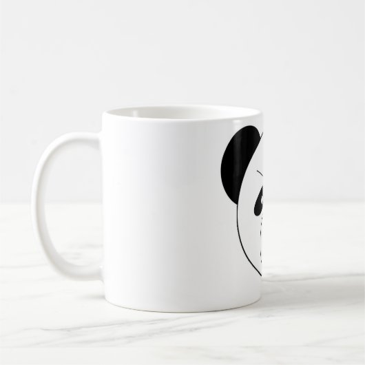 Mürrischer Panda Kaffeetasse (Links)