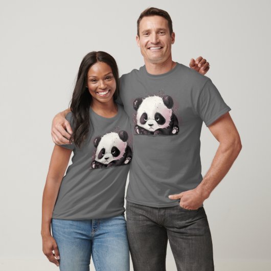 Mürrischer Panda T-Shirt (Unisex)