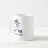 Mürrischer Veteranen-Becher Kaffeetasse (Vorderseite Links)