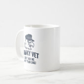 Mürrischer Veteranen-Becher Kaffeetasse (Vorderseite Links)