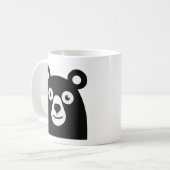Mürrischer Waschbär-Kaffeebecher Kaffeetasse (Vorderseite Links)