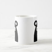 Mürrischer Waschbär-Kaffeebecher Kaffeetasse (Mittel)