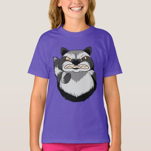 Mürrischer Waschbär T-Shirt (Vorderseite)