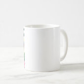 Mürrischer Y2K-Frosch Retro Vaporwave Tropischer F Kaffeetasse (VorderseiteRechts)
