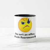 mürrisches Bürogesicht Tasse (Zentrum)