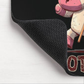 Mürrisches Einhorn mit schottischer Flagge für Sch Mousepad (Ecke)