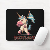 Mürrisches Einhorn mit schottischer Flagge für Sch Mousepad (Mit Mouse)