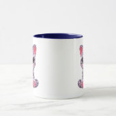 Mürrisches Kätzchen Cute Glänzende Katze Tasse (Zentrum)