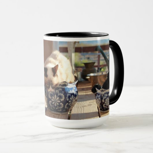 Mürrisches Katze ™ eingemachte Grumps-Tasse Tasse (VorderseiteRechts)