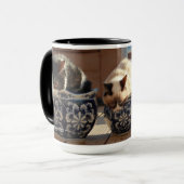 Mürrisches Katze ™ eingemachte Grumps-Tasse Tasse (Vorderseite Links)