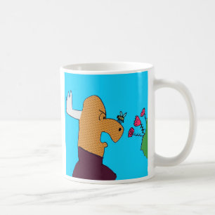Mürrisches Moosie "Geruch die Rosen" Tasse