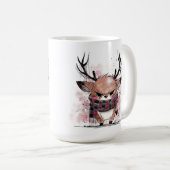 Mürrisches Renntier Kaffeetasse (VorderseiteRechts)