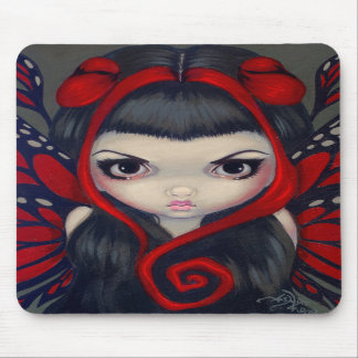 "Mürrisches rotes feenhaftes" Mousepad