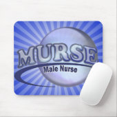 MURSE LOGO (MÄNNLICHE KRANKENSCHWESTER) MOUSEPAD (Mit Mouse)