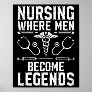 Murse Male Nurse Student Man Nurses Murse Rn Gradu Poster