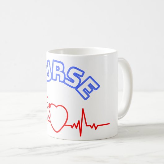 Murse Man Nurse Männer Krankenschwester männliche Kaffeetasse (VorderseiteRechts)