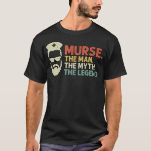 Murse männliche Krankenschwester Rn Lpn Cna Der Ma T-Shirt