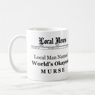 Murse Newspaper Front Tasse