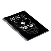 Murse Nurse Man Funny Tshirt Geschenk für männlich Notizblock (Rechte Seite)