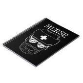 Murse Nurse Man Funny Tshirt Geschenk für männlich Notizblock (Linke Seite)