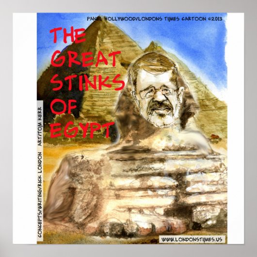 Mursi große Stinkchen Ägyptens lustiges Poster (Vorne)