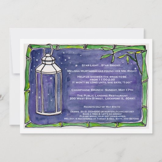 Murtaugh Champagne Brunch Einladung (Vorderseite)