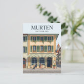 Murten Schweiz Postkarte (Stehend Vorderseite)