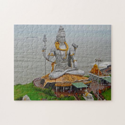 Murudeshwar Arabisches Meer Karnataka Gopuram Konk Puzzle (Horizontal)
