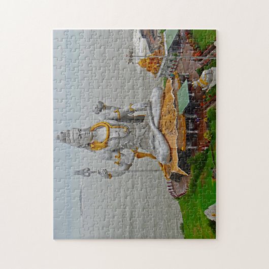 Murudeshwar Arabisches Meer Karnataka Gopuram Konk Puzzle (Vertikal)