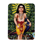 MURUGA, Kanda, Karthikeya, hinduistische Gottheit Magnet (Vertikal)