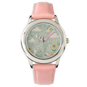 Murugi Accessoires Playful Dreams Kinder Edelstahl Armbanduhr