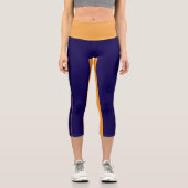 Murugi Apparels Sunset Strides High Waisted Capri Leggings (Vorderseite)