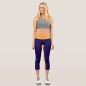 Murugi Apparels Sunset Strides High Waisted Capri Leggings (Vorderseite)