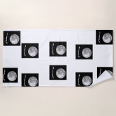 Murugi Beach & Pool Moonlit Beach Handtuch (Vorderseite)