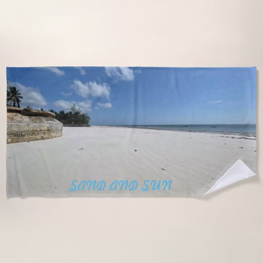 Murugi Beach & Pool Sand & Sun Beach Handtuch (Vorderseite)