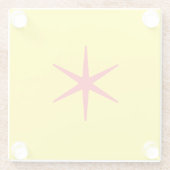 Murugi Diningware Crimson Star Glasuntersetzer (Rückseite)