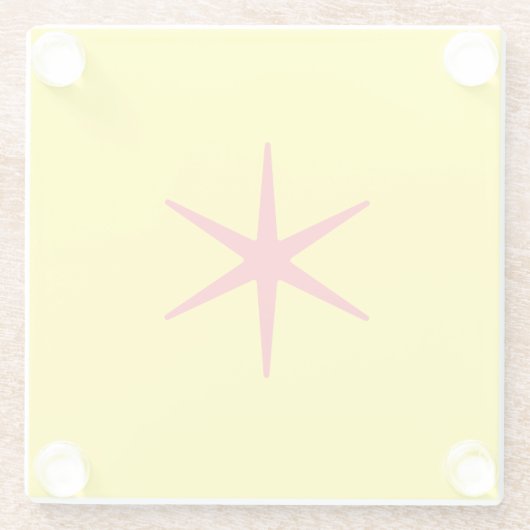 Murugi Diningware Crimson Star Glasuntersetzer (Rückseite)