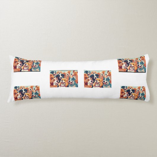 Murugi Luxe Beddings Body Pillow ( 20" x 54") Seitenschläferkissen (Vorderseite)