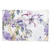 Murugi Luxe Beddings Regal Blossom Pair of Kissenbezug (Rückseite-Links)