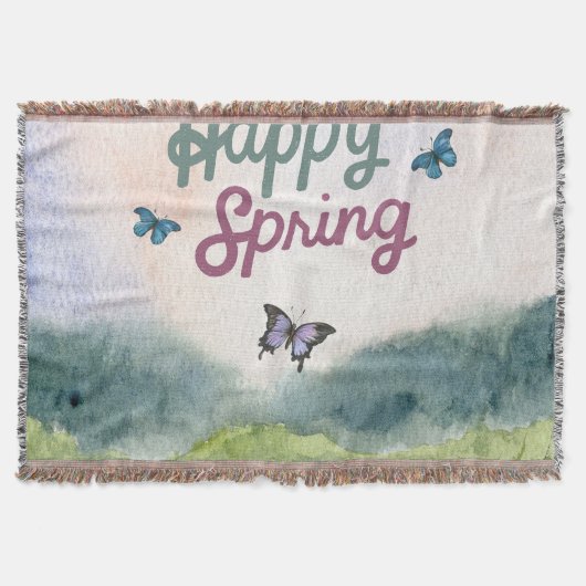 Murugi Luxe Beddings Spring Throw Blanket Decke (Vorderseite)