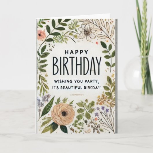 Murugi Moments Birthdays Cards Karte (Vorderseite)