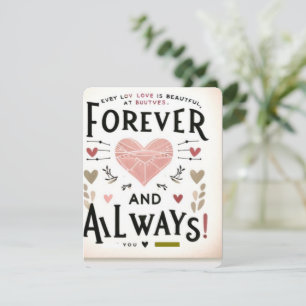 Murugi Moments ewig, Liebe Cards Feiertagskarte