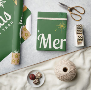 Murugi Moments Weihnachtsglühpapier Geschenkpapier