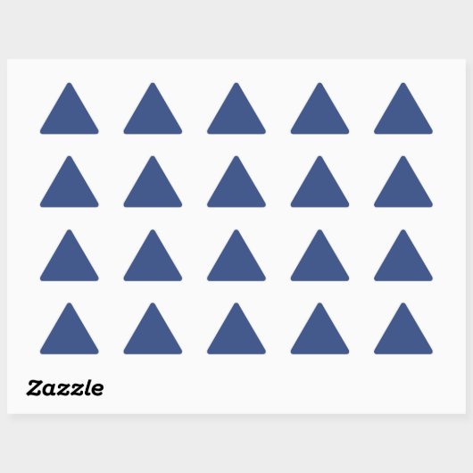 Murugi Stationery Co. Azure Triangle Stickers (Blatt)