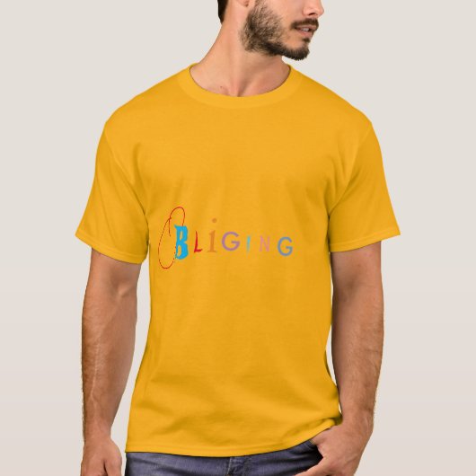 Murugi Wear Oblinging Design Men's Basic T - Shirt (Vorderseite)
