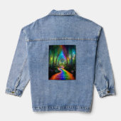 Murugi Wear Women's Denim Jacket (Jean Jacket) Jeansjacke (Rückseite)