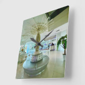 Murugi-Wohngestaltung Acrylwand-Uhr Quadratische Wanduhr (Winkel)