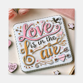 Murugi Zuhause & Deco Romantic-Air Square Magnet (Vorne)