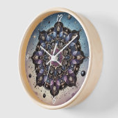 Murugi Zuhause & Decor EtherealOrbit Rundwall-Uhr Uhr (Winkel)